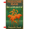 Flamingos Personalized Sign - 14 x 24