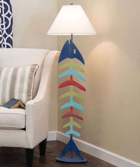 Multicolor Bonefish Floor Lamp