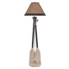 Cottage/Navy 2-Paddles w/ Rope Floor Lamp