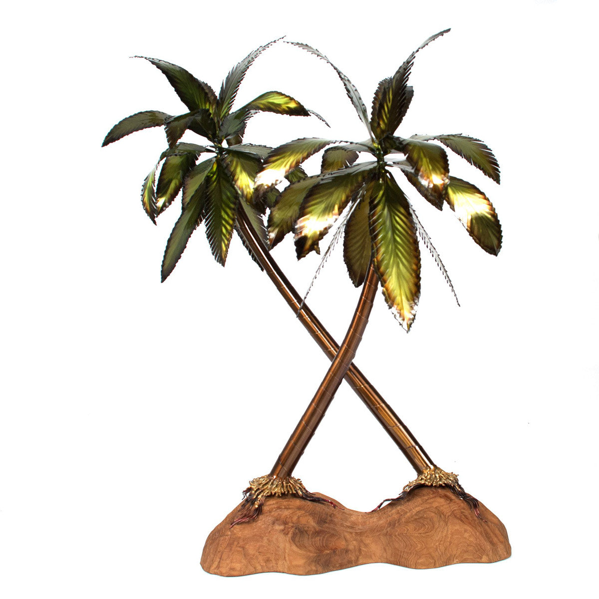 Twin Palms Tabletop Sculpture - OUT OF STOCK UNTIL 07/10/2026