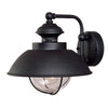 Harwich Black Outdoor Wall Sconce - 10 Inch