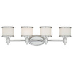 Edmonton 4 Light Vanity Lamp - Chrome
