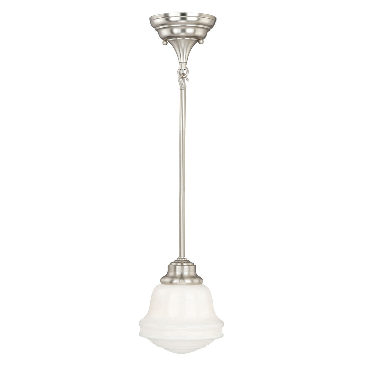 Plantation Mini Pendant - Satin Nickel