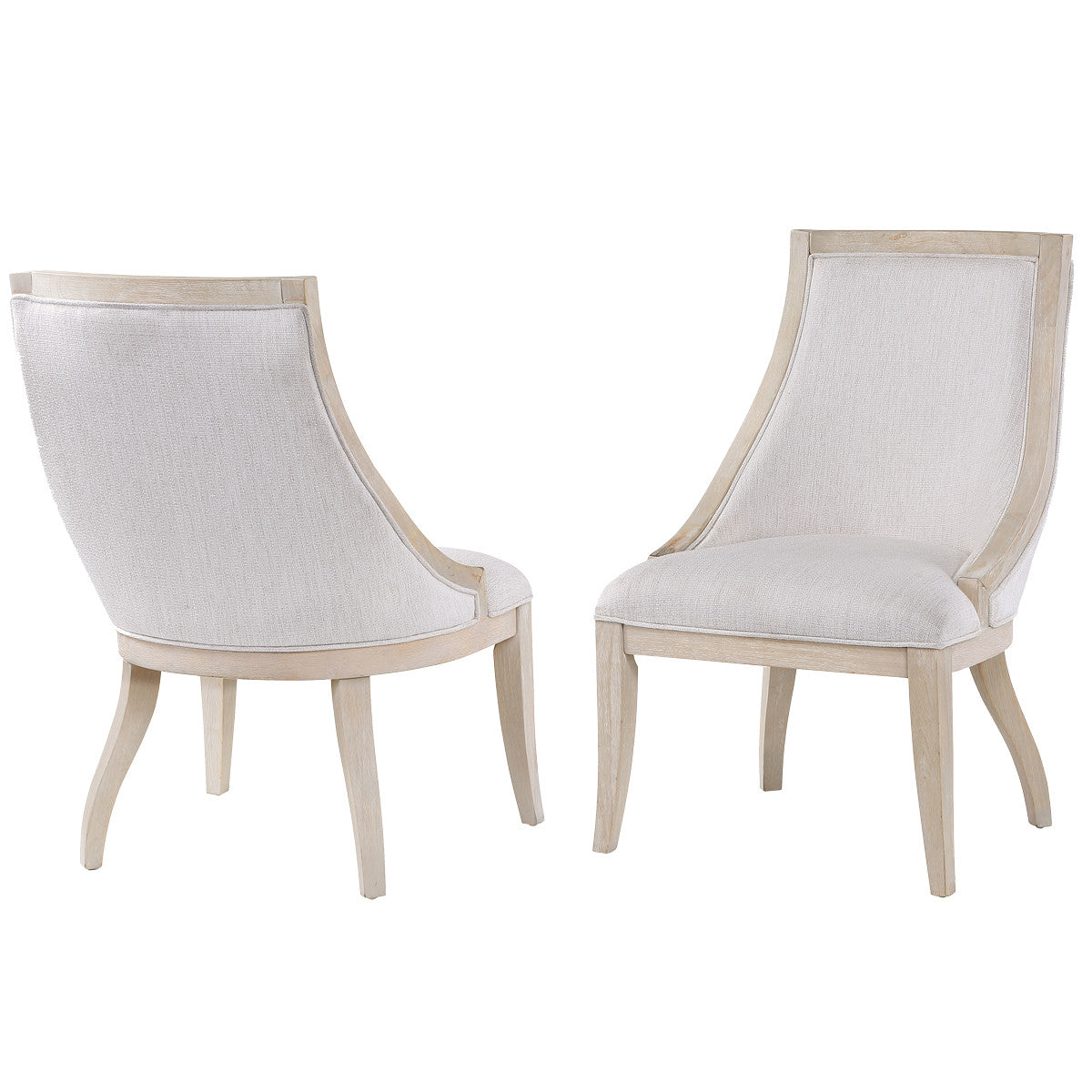 Pablo Upholstered Sling Chairs - Set of 2