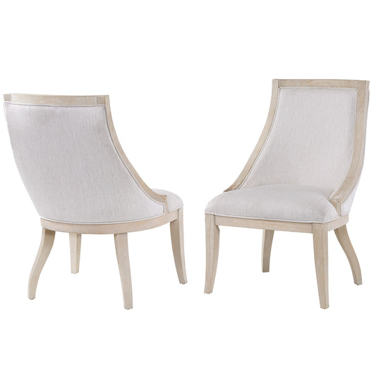 Pablo Upholstered Sling Chairs - Set of 2