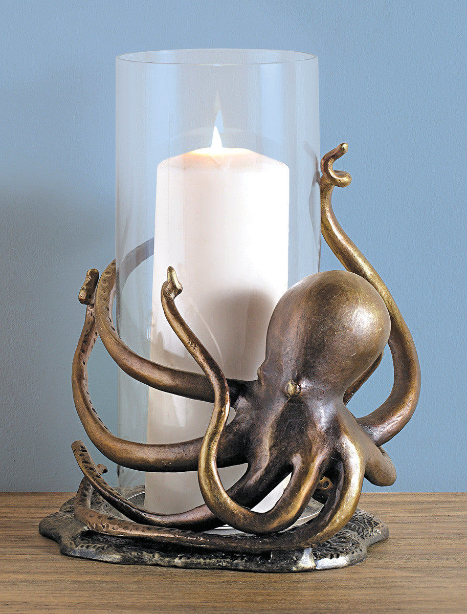 Octopus Hurricane Candleholder