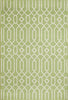 Baja Diamond Geo Green Rug - 8 x 11