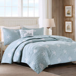 Coral Mist Coverlet Bed Set - King/Cal King
