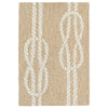 Sailor's Knotty Natural Indoor/Outdoor Rug - 2 x 3 - OUT OF STOCK UNTIL 10/12/2026