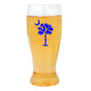Blue Palm and Moon Beer Tumblers - Set of 4