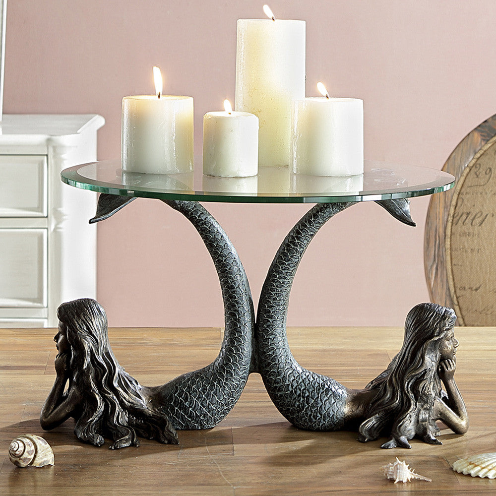 Mermaid Twins Server/Candleholder