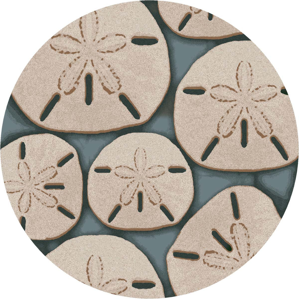Ocean Treasure Rug - 8 Ft. Round