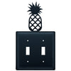 Pineapple Double Switch Cover