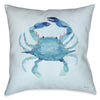 Watercolor Crab 18 x 18 Indoor Pillow