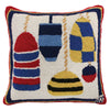 Buoys Hooked Wool Pillow- SALE