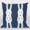 Double Knot Navy Pillow - 20 x 20
