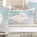 Whitewashed Shell Pillow