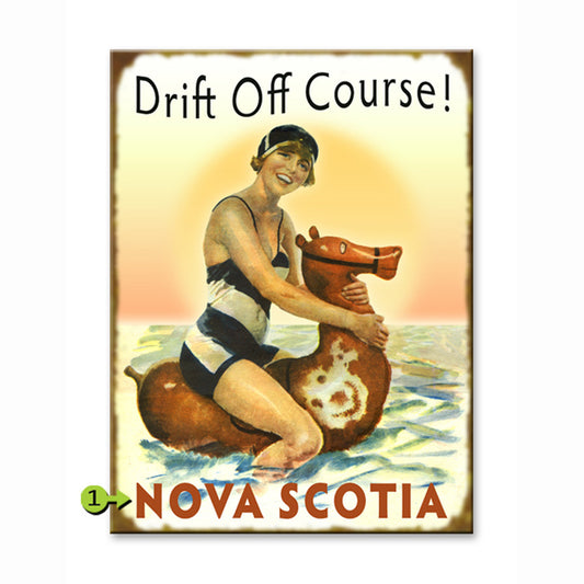 Drift Off Course Personalized Sign - 28 x 38