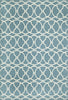 Baja Circlet Blue Rug - 7 x 10