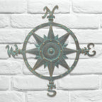 Compass Rose Wall Decor - Bronze Verdigris