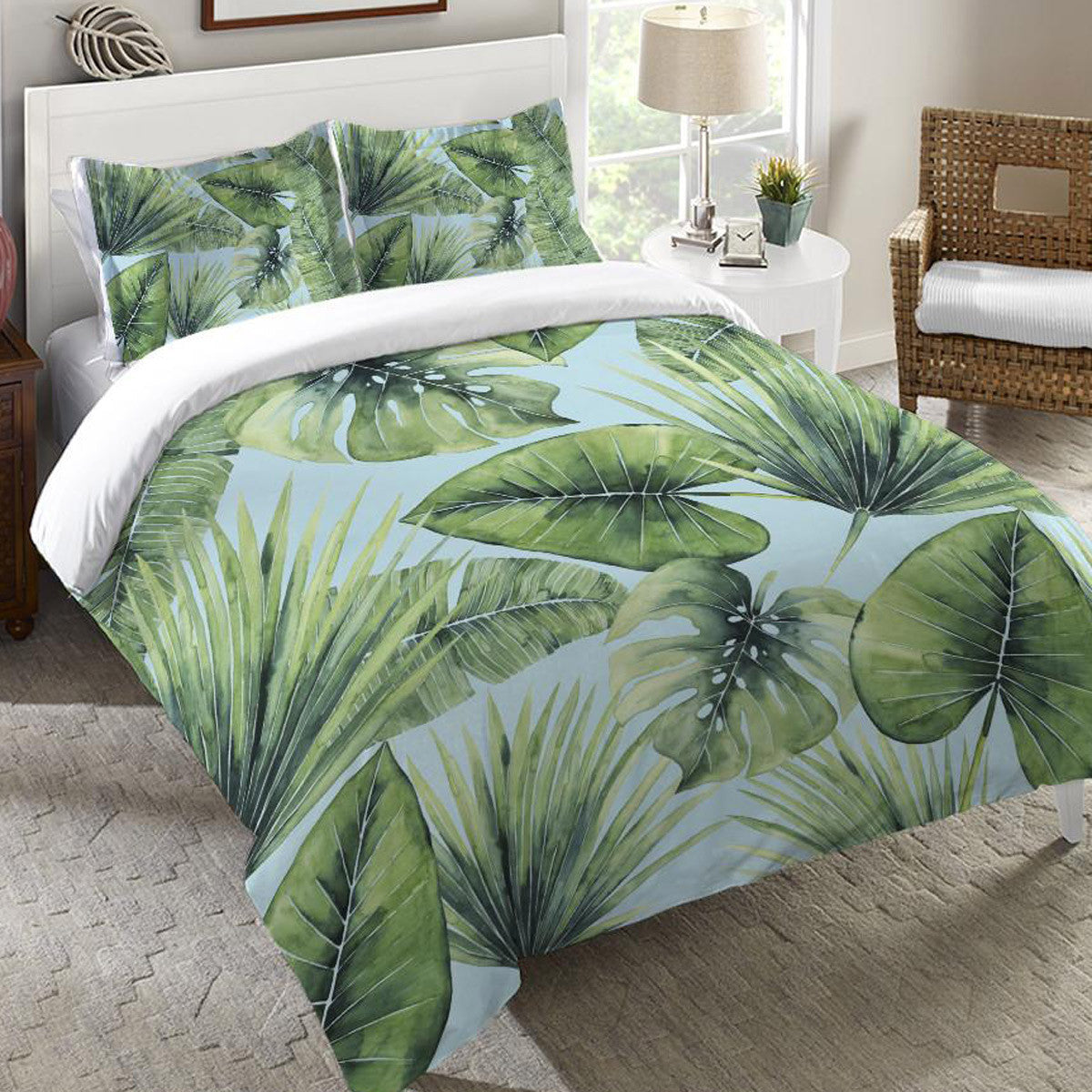 Caribbean Forest Duvet Cover - Twin