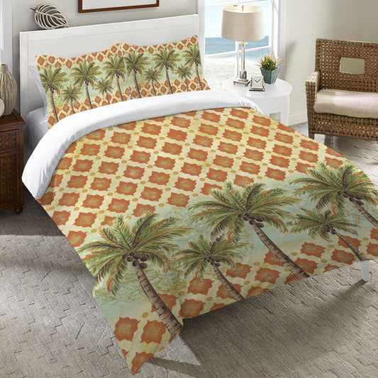 Palm Tile Standard Sham - OVERSTOCK