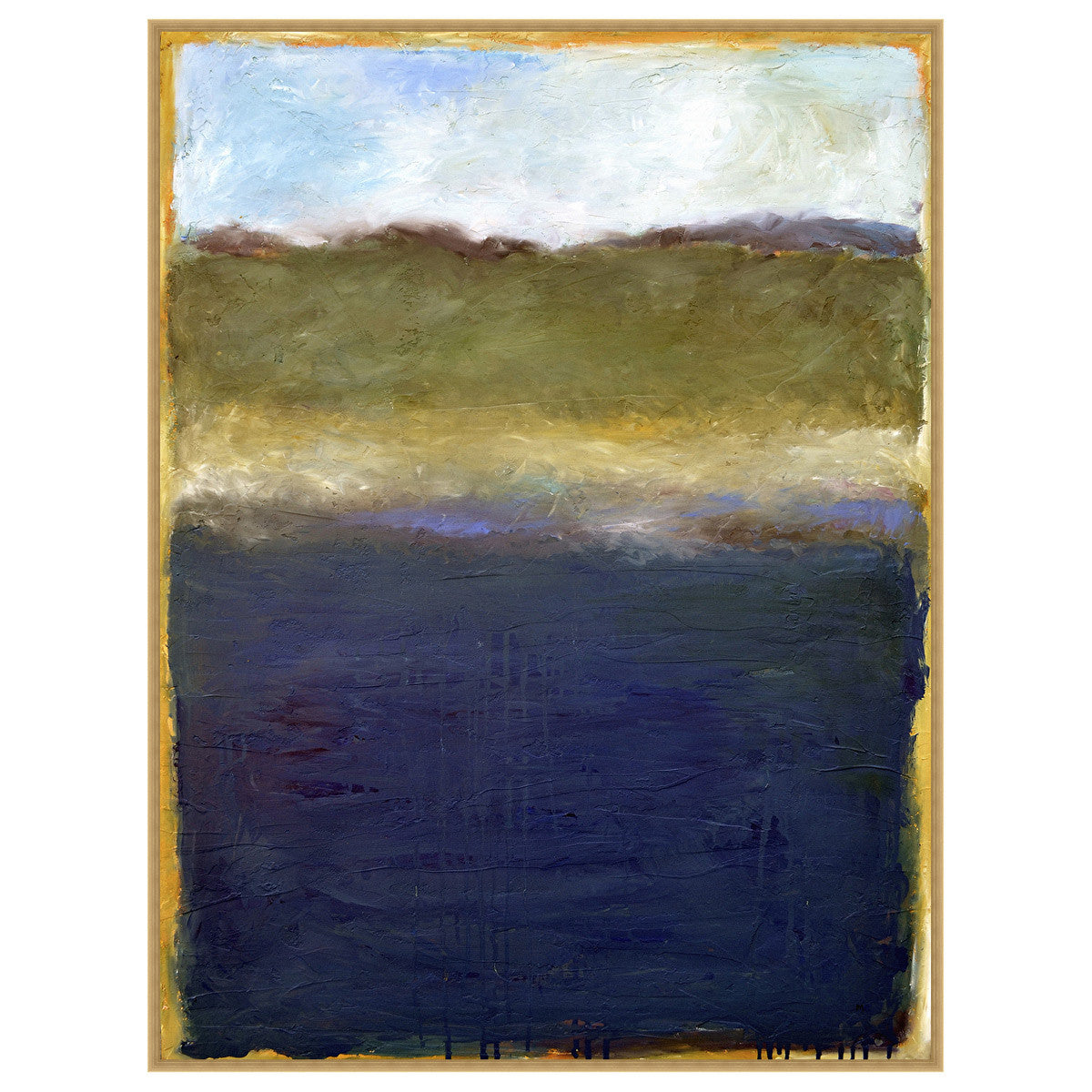Abstract Dunes Framed Canvas