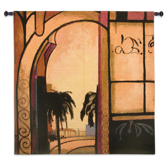 Exotic Retreat I Wall Tapestry