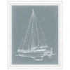 Yacht Sketches I Framed Print
