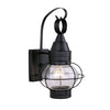Chatham Black Outdoor Wall Sconce - 8 Inch