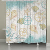 Nautical Shells Shower Curtain - OUT OF STOCK UNTIL 10/05/2026