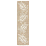 Turtle Time Natural Indoor/Outdoor Rug - 2 x 8
