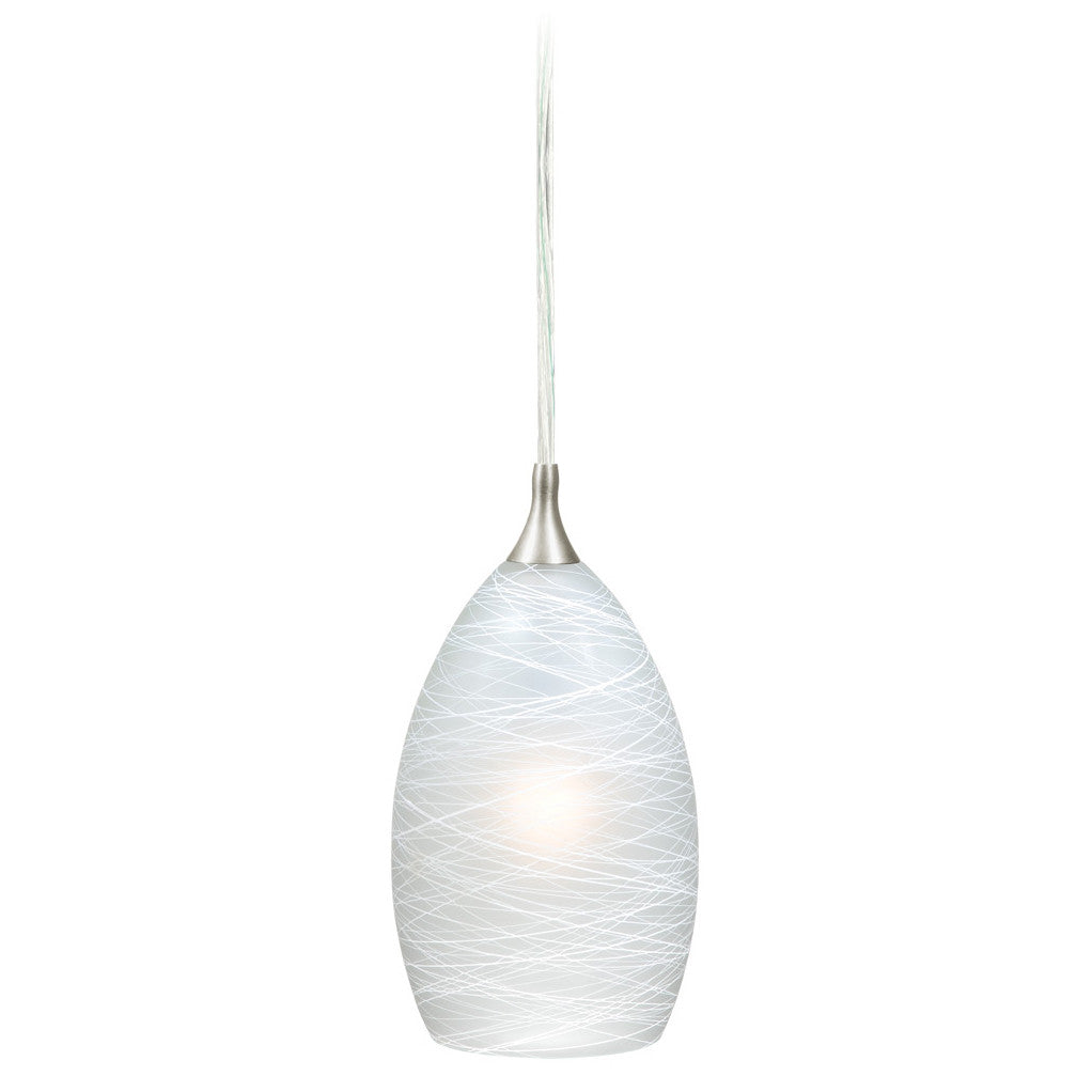 Cocoon Glass Mini Pendant Light - 4 x 8
