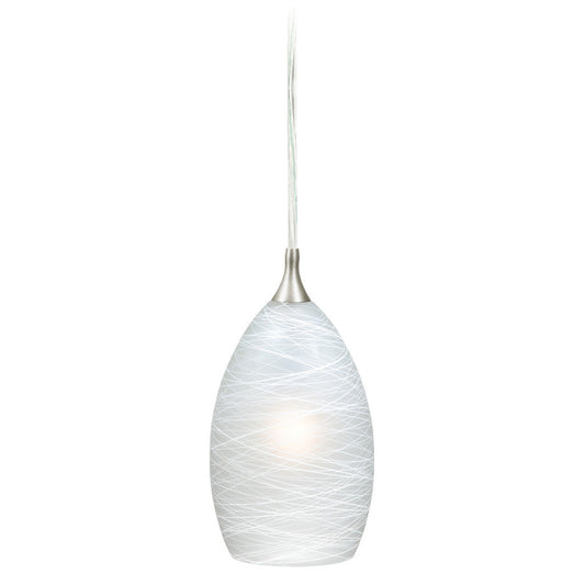 Cocoon Glass Mini Pendant Light - 4 x 8