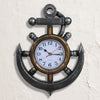 Nautical Bronze Anchor Wall Clock