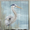 Heron By The Bay Shower Curtain