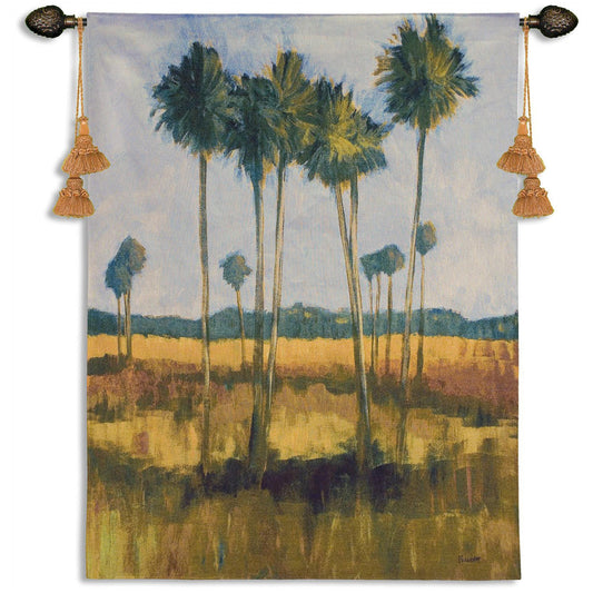 Tall Palms II Wall Tapestry