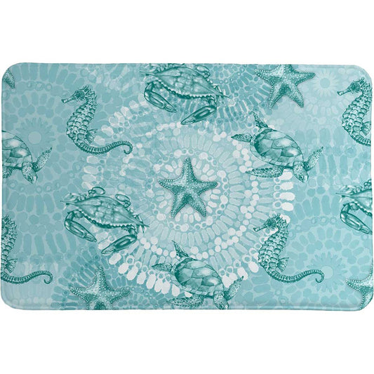 Sea Dwellers Memory Foam Rug