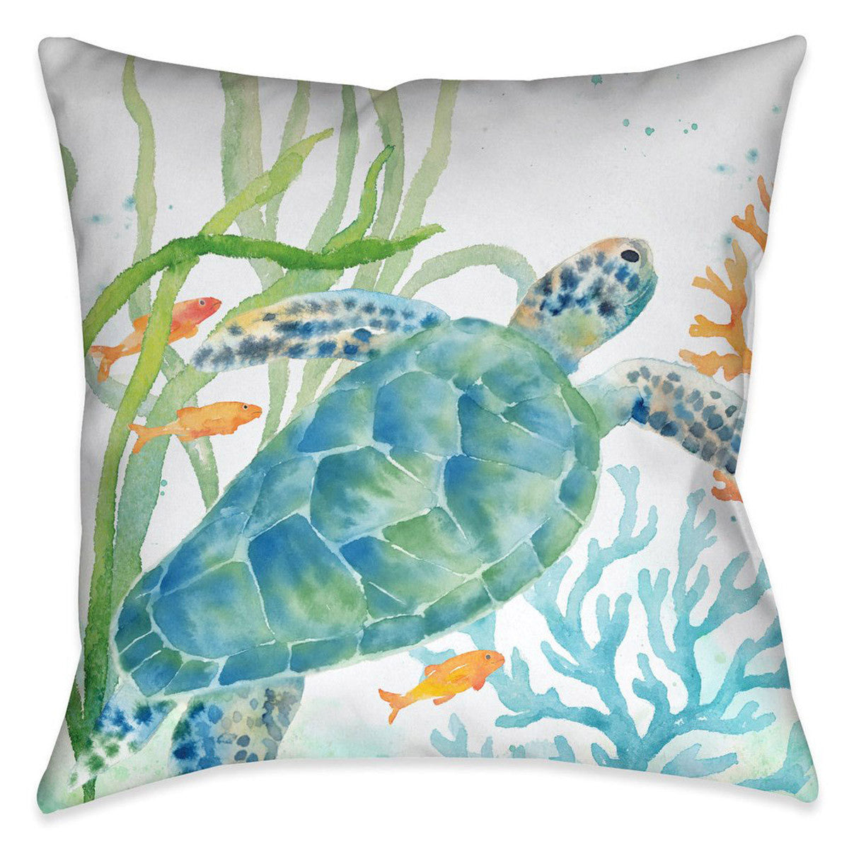 Turtle Tread 20 x 20 Outdoor Pillow
