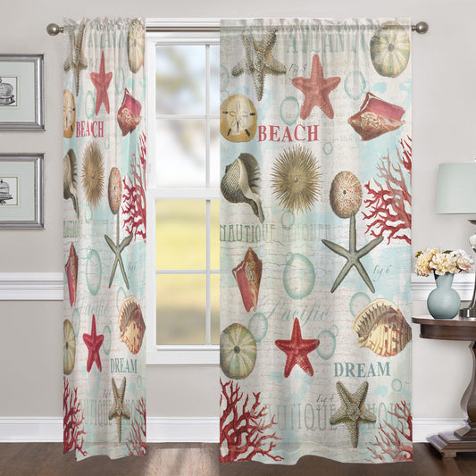 Nautique Dream Sheer Window Panel
