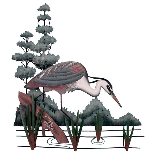 Stalking Great Blue Heron Wall Art - OUT OF STOCK UNTIL 08/21/2026
