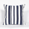Navy and White Stripes Indoor/Outdoor Pillow - 20 x 20