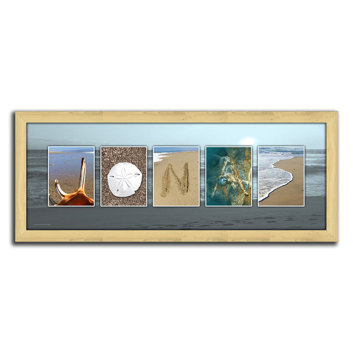 Ocean Name Personalized Framed Canvas