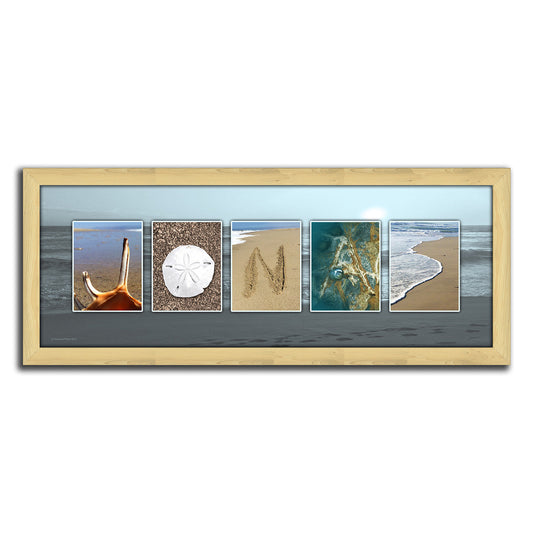 Ocean Name Personalized Framed Canvas