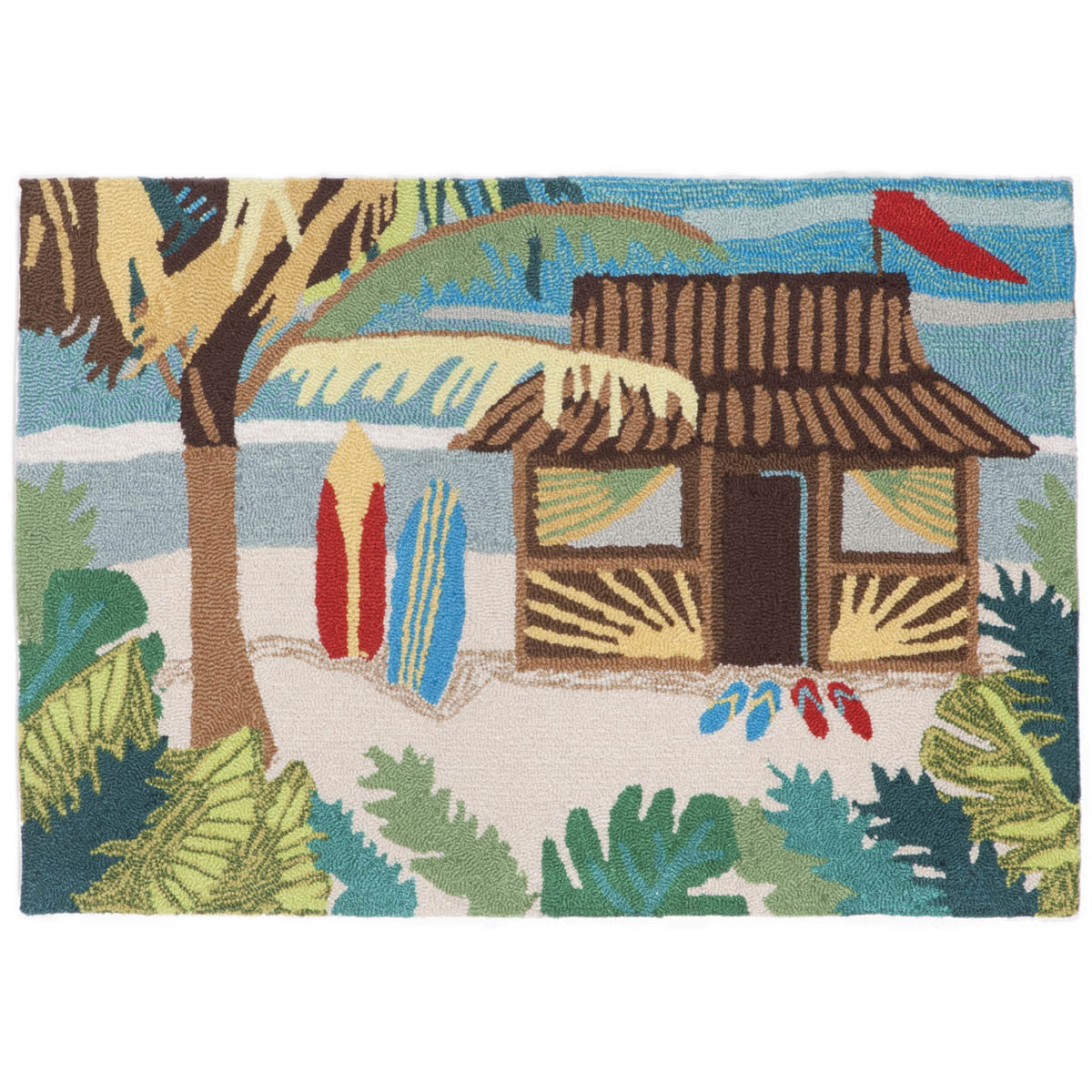Beach Bungalow Indoor/Outdoor Rug - 3 x 4