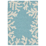 Barrier Reef Blue Indoor/Outdoor Rug - 20 x 30