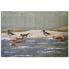 Bathing Sandpipers Rug - 3 x 4 - OUT OF STOCK UNTIL 09/02/2026