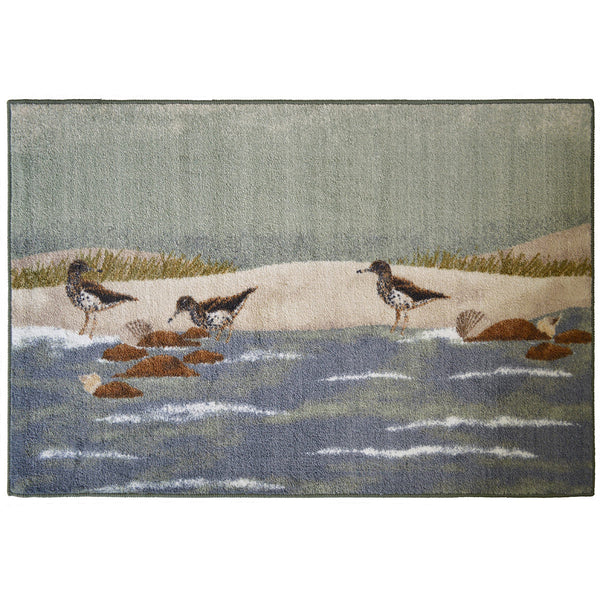 Bathing Sandpipers Rug - 3 x 4 - OUT OF STOCK UNTIL 09/02/2026