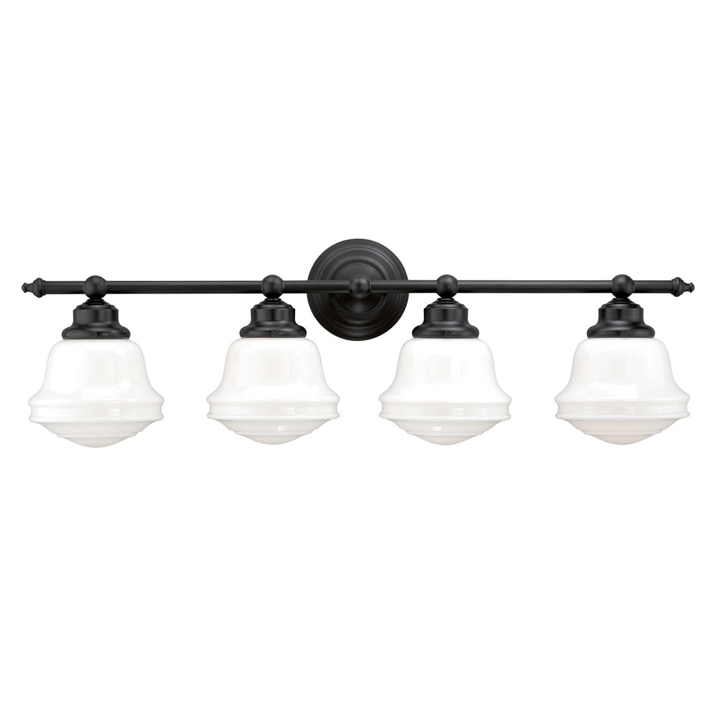 Plantation 4 Light Vanity Lamp - Oil Rubbed Bronze