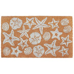White Shells Coir Mat - 1 x 2